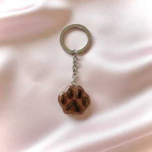 Dierenpoot sleutelhanger