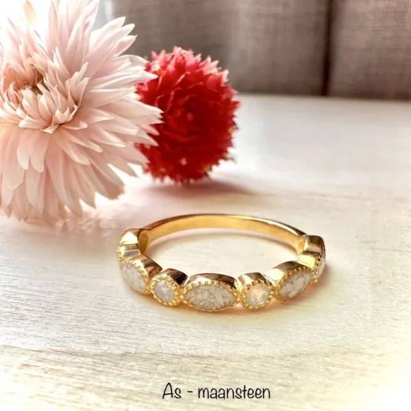 Ring met geboortesteentjes