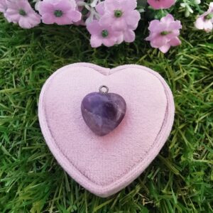 Amethist hart (geboortesteen februari) - Afbeelding 2