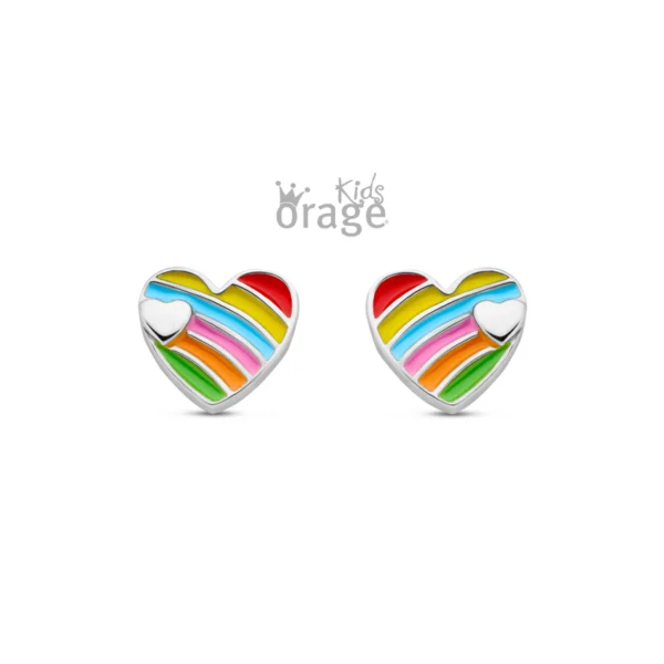 Orage Kids Rainbow Love Oorstekers