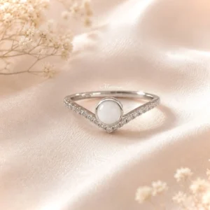 Vayana zilveren ring